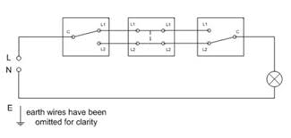 You can search and find diagrams of how they were done, but, they are now illegal because current feeds back through another circuit and can give shocks when you think everything has been. How To Wire A 2 Way Switch Using A 2 Core Cable Quora