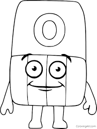 All english coloring pages including this alphabet letter o coloring page can be downloaded and this free english coloring page can be used two ways. Alphablocks O Coloring Page Coloringall