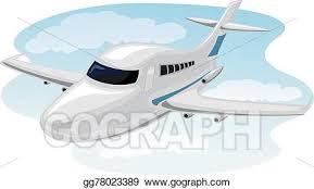 Vector Art Chartered Plane Eps Clipart Gg78023389 Gograph