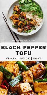 Black Pepper Tofu Addictingly Delicious The Simple Vegansita Stuffed Peppers Tofu Dishes Vegetarian Recipes
