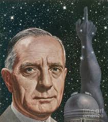 Old Edmund Hubble Edwin Powell Hubble, Famous Scientist Canvas Print By  Esoterica