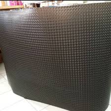 Fiber pagar polos garis / fiber pager polos garis / fiber jendela: Fiber Pagar Plastik Penutup Pagar Hitam Motif 3 Dimensi Harga Permeter Shopee Indonesia