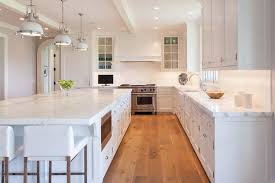 white industrial island pendants