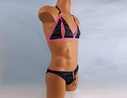 Crossdresser Lingerie Men Bikini Lingerie Men Satin - Etsy Singapore