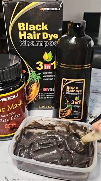 CUBRE LAS CANAS SIN TINTE 🤩 Junto al Shampoo 3 en 1 Tapa canas que te  resolverá la vida✨👏🏻, Shampoo MEIDU 3 en 1 es un producto que combina el  cubre canas, el champú y el acondicionador en una sola ...