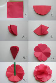 Papier Falten Fur Papierblumen Blumen Basteln Aus Papier Papierblumen Basteln Papierblumen Basteln Anleitung