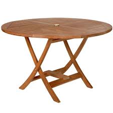 All Things Cedar 48 In Round Teak Table Lowe S Canada