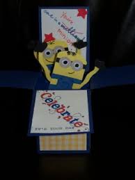 Minions are known to have bodies in color yellow. 29 Minions Cards Ideas Minion Card Cards Minion Birthday Card