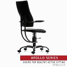 As a rule, this is true for chairs with a flexible seat. Spinalis Apollo Series Chairs For Active Sitting In Canada Spinalis
