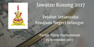 Pejabat Setiausaha Kerajaan Negeri Selangor Jawatan Kosong Suk Selangor 15 November 2017 Pejabat Setiausaha Kerajaan Negeri Selangor Suk Baseball Bat Baseball