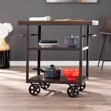 Check spelling or type a new query. Eliston Industrial Rolling Kitchen Island Brown Aiden Lane Target