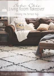 Thoughts From Alice Fall Home Tour 2014 Brown Couch Living Room Boho Chic Living Room Living Room Makeover