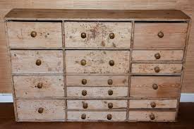 Antique 28 drawer apothecary cabinet. Lot Art Antique 19th C Pine Wood Apothecary Chest Cabinet