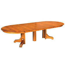 Monteray Split Pedestal Extension Table Dining Room Oak Dining Table Table Quarter Sawn White Oak