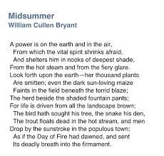 William Cullen Bryant Beautiful Poetry Poems Poetry