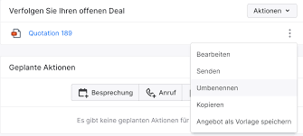 Das angebot soll ein ziel haben. Ihres Angebot