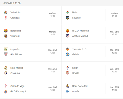Jul 19, 2020 · liga de campeones uefa europa league uefa europa league qualifiers descenso jugadores « anterior. Disgusto Literatura Respuesta Partidos De Hoy Liga Espanola 2019 Ellos Experimental Marron