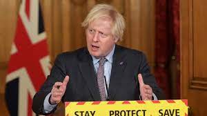 Two crossed lines that form an 'x'. Boris Johnson Hails Vaccine Milestone As 10m Receive Jabs