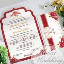 Undangan dengan hiasan bunga kertas 21. Undangan Softcover Undangan Pernikahan Softcover Model Amplop