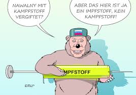 The us has warned russia there navalny's doctors say he will die within the next few days if not given urgent medical. Nawalny Von Erl Politik Cartoon Toonpool