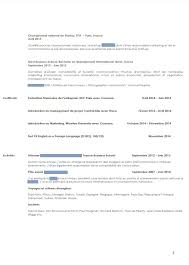 J'aimerais trouver un stage en alternance dans l'aéronautique, j'ai déjà fait deux stages en. Correction De Cv Candidat En Master De Management Le Figaro Etudiant