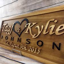 The best traditional anniversary gifts, based on the year. Buy Hand Made Wedding Gift Wedding Sign Anniversary Gift Family Name Sign Established Sign Personalized Last Name Made To Order From Callahan Creations Llc Custommade Com
