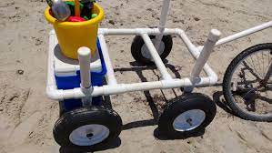 Build this pvc fishing cart to take to the pier, beach or your local lake. Pin On Diy