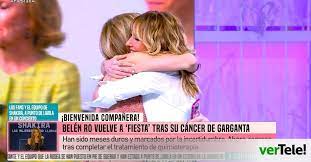 Fiesta: Belén Ro se reincorporó a 'Fiesta' tras el cáncer, ante una  emocionada Emma García: "Estoy blandita"
