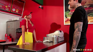 Sexual addiction with the hot fast-food worker - Hell Moms