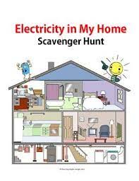 Electricity In My Home Science Scavenger Hunt Activity Electricity Lessons Science Electricity Electricity