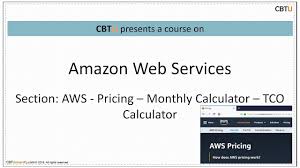 A quick discussion of the examples from above. 1 2 Aws Pricing Simple Monthly Calculator Tco Calculator Youtube