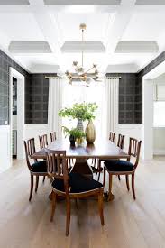 They offer richness, elegance and style and are an excellent choice for formal dining rooms. Black And White Dining Room With Coffered Ceilings Hgtv
