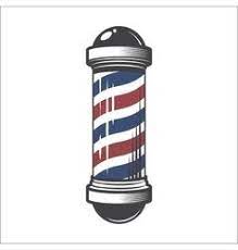 Barber Shop Pole Royalty Free Vector Image Vectorstock Barber Shop Pole Barber Shop Sign Barber Shop