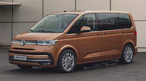 This first image gives little away about the new transporter's styling, but it'll likely be an evolution of the outgoing model's design, albeit with a few touches lifted from the brand's current. Vw T7 Rendered Again After The Latest Spy Photos