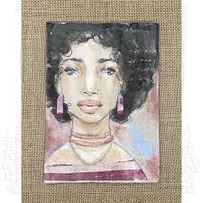 Danielle Mack Cling Mount Stamps: Girls With Curls DMC001