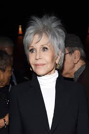 Short gray bob hair with long bangs Meet The Man Behind Jane Fonda And Sharon Osbourne S Brand New Silver Fox Styles Vanity Fair