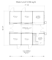 We give you the plans for the basic barn shell with a loft or full second floor. Horse Stable Floor Plan Riverbend Timber Framing