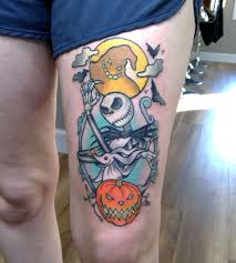 Tattoo By Richard Young Nightmarebeforechristmastattoo Nightmarebeforechristmas Richardyoungtattoo Jackskellingtontatto In 2020 Tattoos Tattoo Artists Color Tattoo