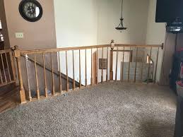Diy repair cost to refinish a staircase is $1.25 to $3.50 per square foot for the materials. Diy Stair Railing Safety Redo