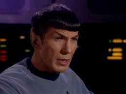 Nebula scene with Spock's "sauce for the goose" quote