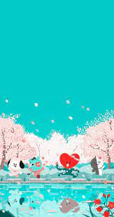Bts e de böyle tatlişşş bt21 lerde eşlik ediyor iyi ki varsın #bts. Bt21 Shooky Cooky Tata Chimmy Mang Koya Rj Wallpaper Bts Wallpaper Bts Drawings Cute Wallpapers