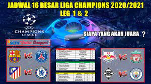 Guardiola bersama manchester city harus membulatkan tekad sepenuhnya untuk meraih trofi si kuping besar. Jadwal Leg 1 Babak 16 Besar Liga Champion 2020 2021 Barcelona Vs Psg Uefa Champions League 2020 21 Youtube