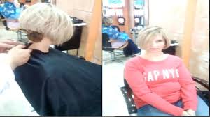 Often, longer stands partly‌ ‌cover‌ ‌the‌ ‌shaved‌ ‌area. Super Short Bob Haircut Buzzed Nape 2018 Youtube