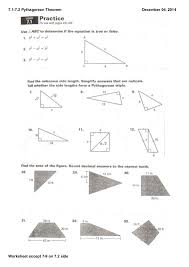 The pythagorean theorem and its converse date period find the missing side of each triangle round your answers to the nearest tenth if necessary 1 x 12 in 13 in 2 3 mi. 7 1 7 2 Notes