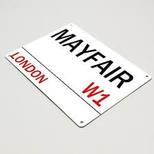 This is the new mayfair home website! Mayfair London Street Metal Sign Road Vintage Retro Wall Plaque Home Decor 5 99 Picclick Uk