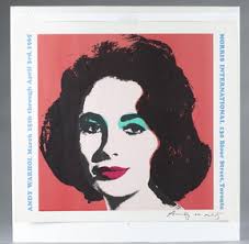 Andy Warhol. Poster. Liz. 1965.