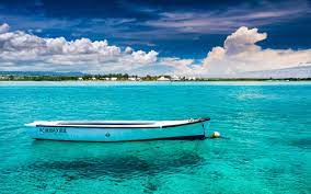 Mauritius Blue Bay Beach Wallpapers Pictures Blue Bay Beach Wallpaper Boat