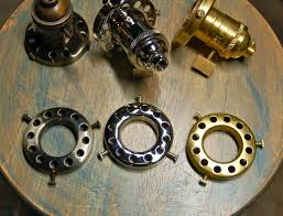 Uno Threaded 2 1 4 Shade Fitter Stamped Brass Light Sockets Sold Separate Handmade Lighting Hanging Pendants Solid Brass