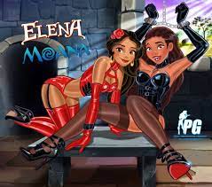 bondage chained corset dark-skinned female dark skin disney  disney channel disney junior disney princess elena elena of avalor high  heels latex latex gloves moana moana waialiki poochygirls stockings yuri |