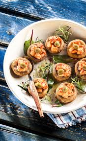 Gefullte Grill Champignons Mit Patros Ein Leckeres Koch Rezept Von Patros Rezept Rezepte Lecker Kochen Kochen Und Backen